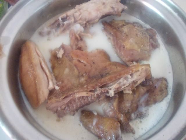 Курица по-грузински &amp;quot;Шкмерули&amp;quot;