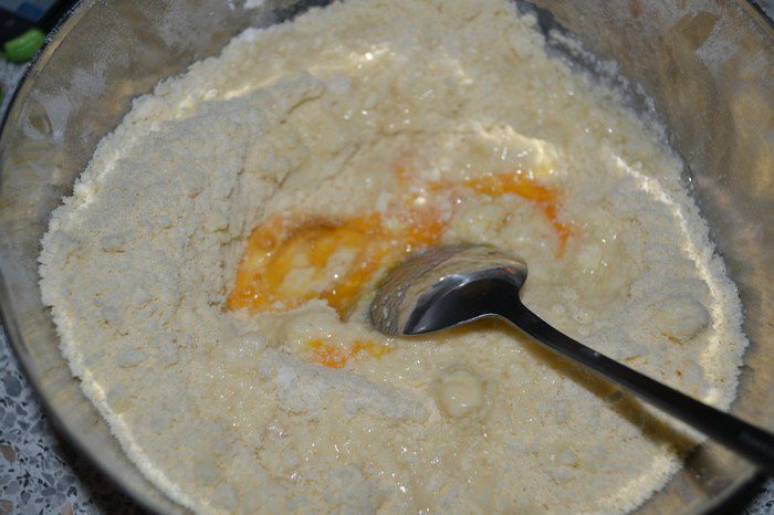 Пирог с курицей и грибами