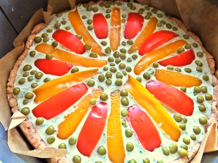 Киш «Тунец с овощами»