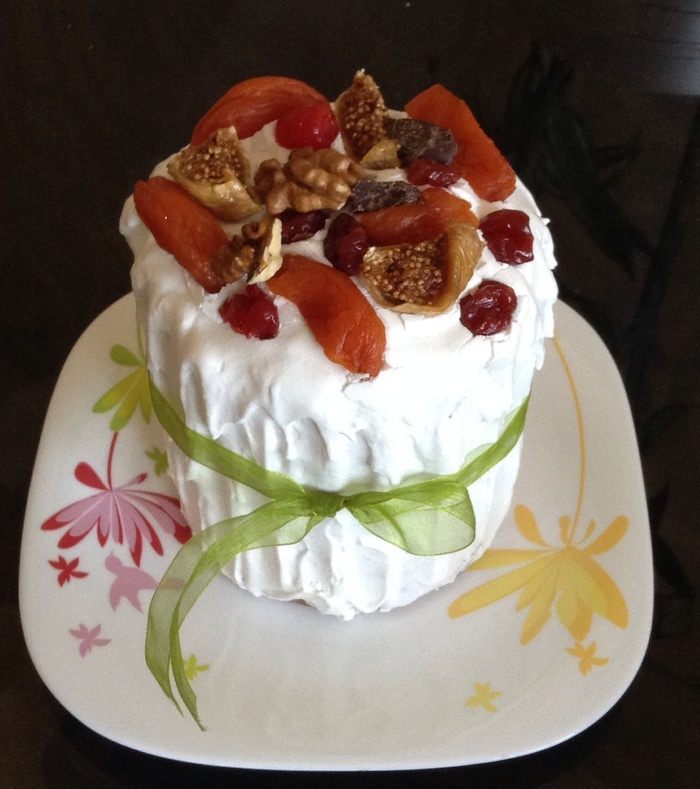 Кулич пасхальный шоколадный (фруктовый)