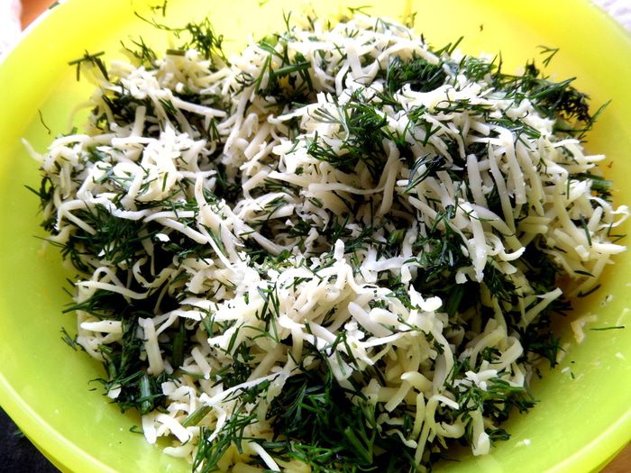 Торт из лосося с прослойкой из хачапури