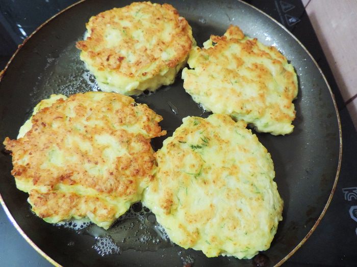 Куриные оладушки