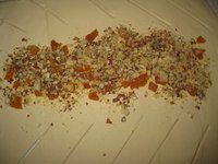 Шоколадный пирог с орехами и цукатами