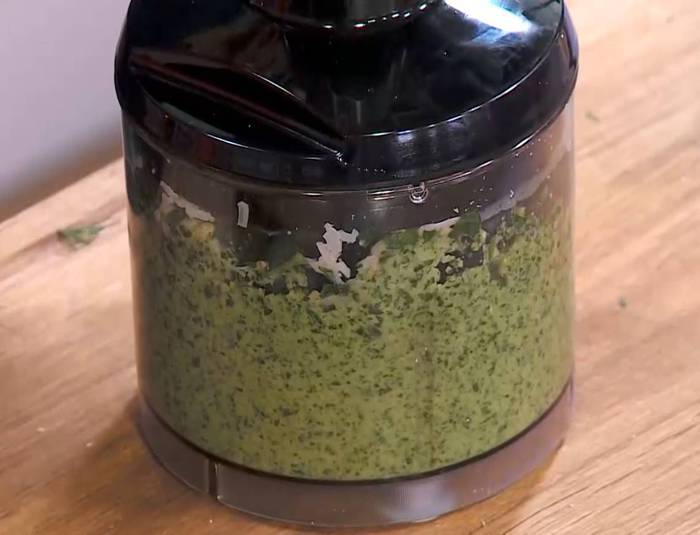 Пирог с помидорами черри и фетой 