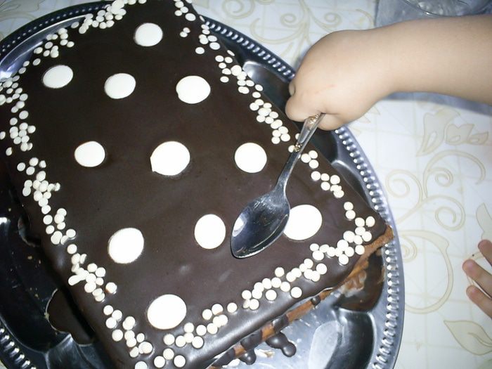 Орехово-шоколадный торт