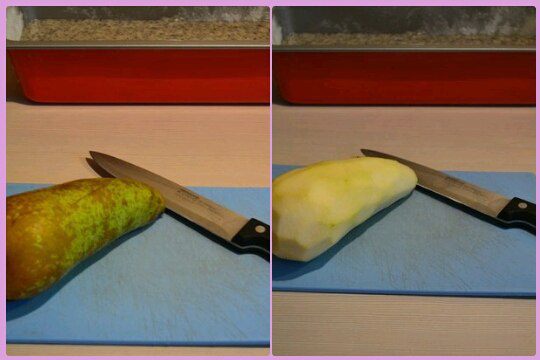 Грушевый пирог с маком (постный)