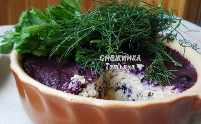 Паштет куриный с черникой