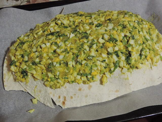 Трехслойная кулебяка &amp;quot;Золотая рыбка&amp;quot;