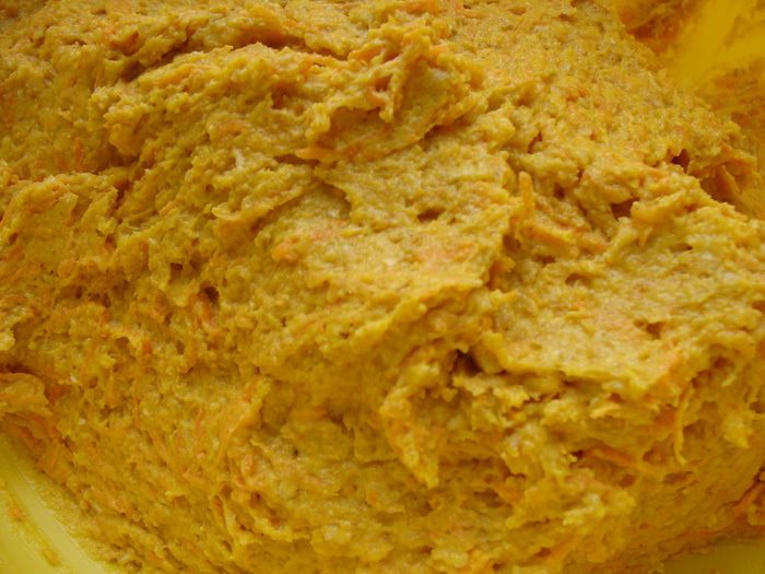 Кукурузное печенье с морковью и отрубями