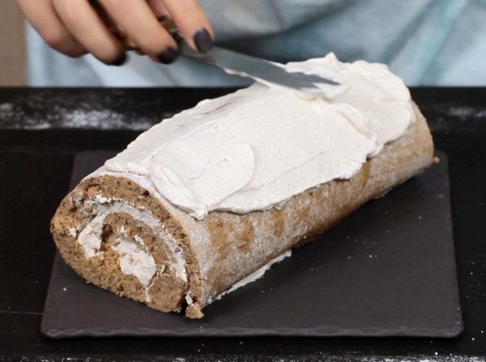 Рождественское полено со вкусом пряника