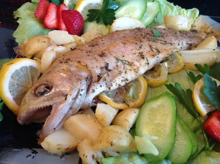 Форель янтарная