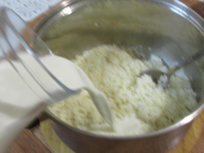 Блинная бабка с пшеном
