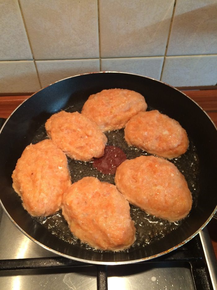Котлета из щуки и морского лосося