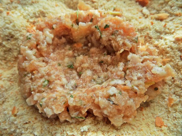 Котлеты с нежной начинкой