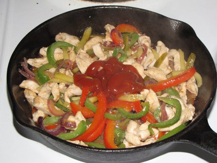 Фахитас с курицей