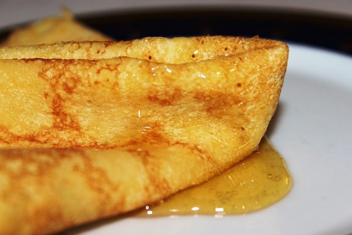 Нежные блины на белках