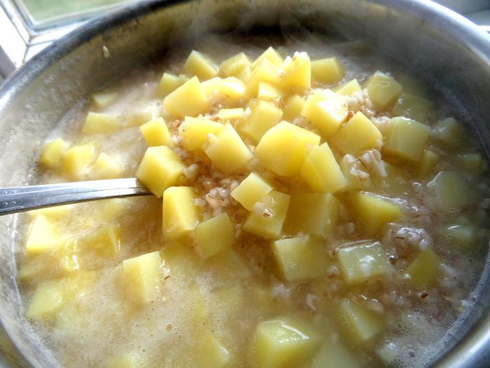 Каша с картошкой по-латышски