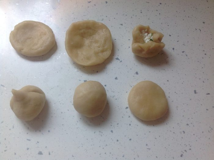 Маленькие булочки с начинкой (Poğaça)