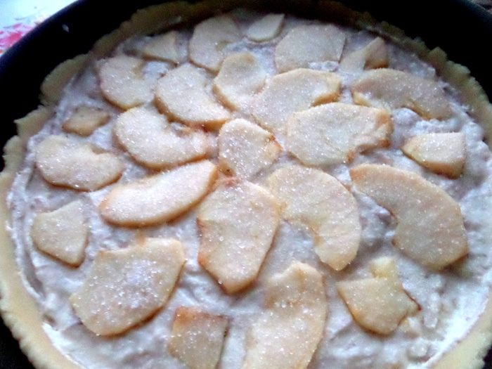 Пирог-галета &amp;quot;Яблоки на сливочном сыре&amp;quot;