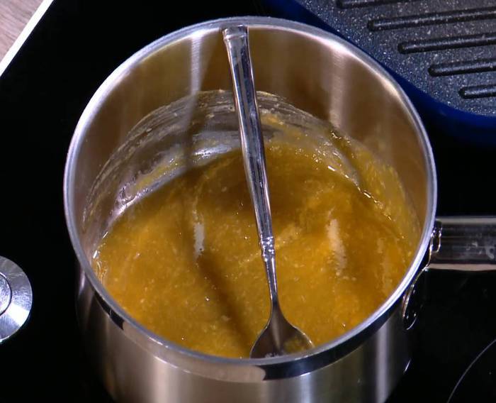 Семга с картофелем в медовой глазури 