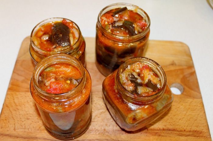 Лечо из баклажанов