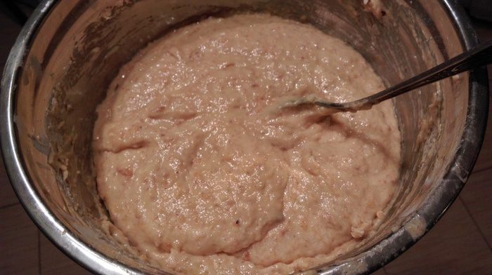 Осенний пирог с хурмой 