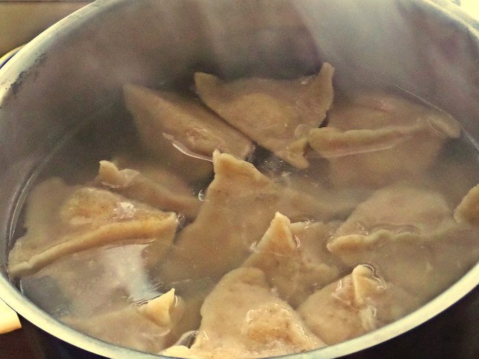 Вареники из полезного теста