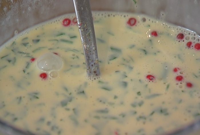 Тарты с раковыми шейками и зеленью