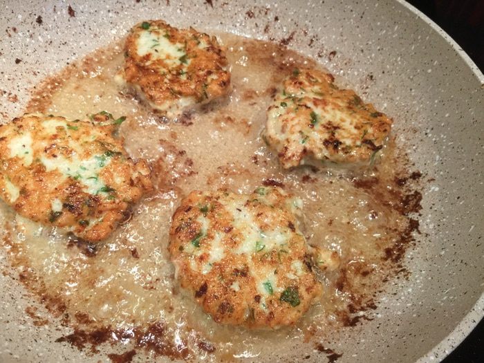 Оладьи из кабачков и курицы