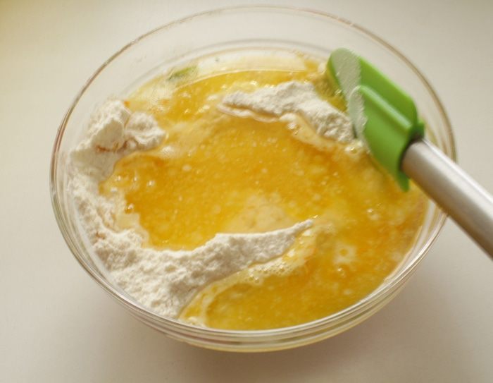 Апельсиновый кекс на белках