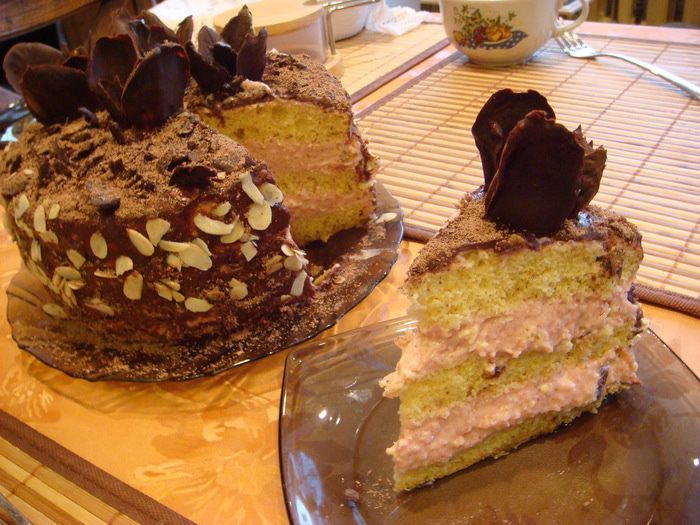 Торт &amp;quot;Шоколадные тюльпаны&amp;quot;