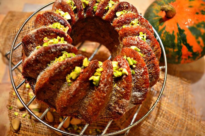 Тыквенно-апельсиновый кекс