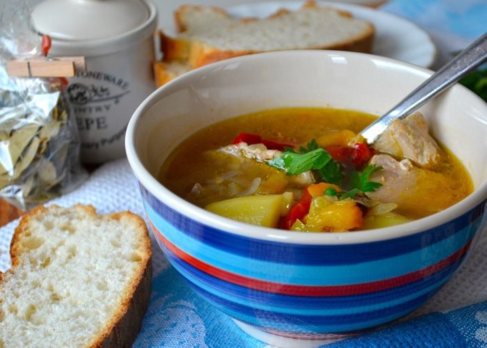 Легкий супчик &amp;quot;Тунец и картошка&amp;quot; (Zupetta di tonno e patate)