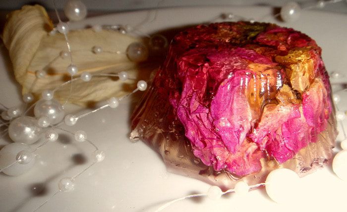 Зеркальный десерт &amp;quot;3D Flowers&amp;quot;