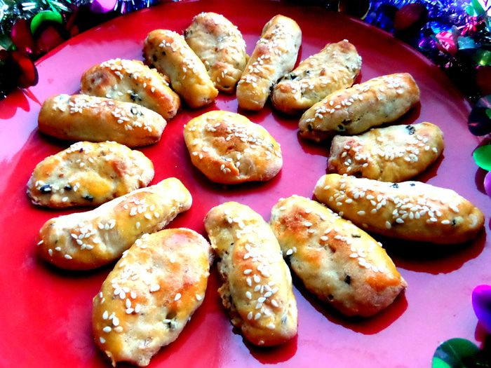 Пирожки на сырном тесте