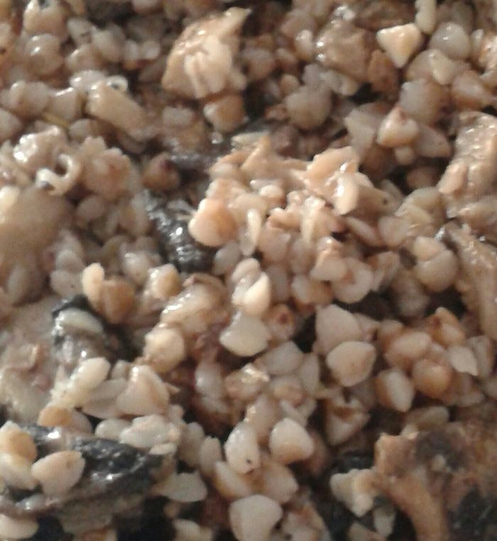 Кундюмы с гречкой и грибами