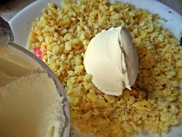 Бутерброд &amp;quot;Килька, картошка, киви&amp;quot;