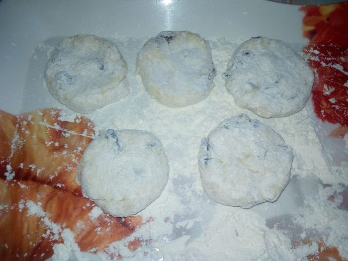 Сырники с бананом и клюквой