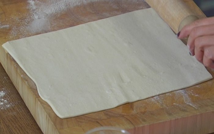 Тарт татен со свеклой и шалотом 