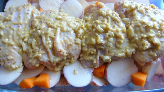 Курица  в быстром маринаде