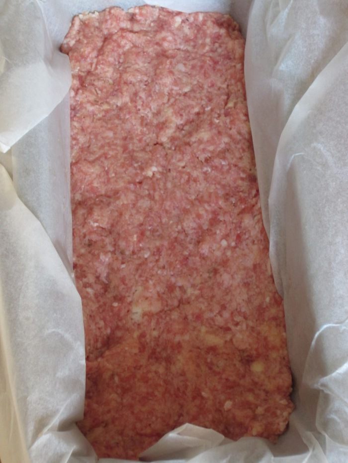 Мясной хлебец с овощами