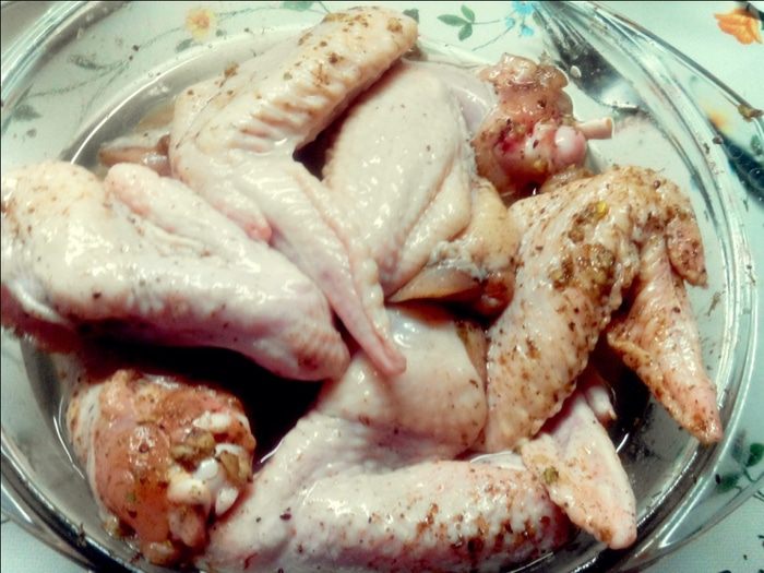 Курица в маринаде с лимоном