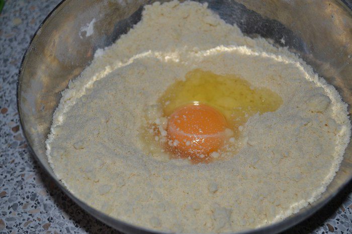 Пирог с курицей и грибами