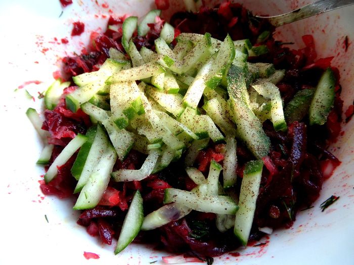 Свекольный салат &amp;quot;Лодочки&amp;quot;