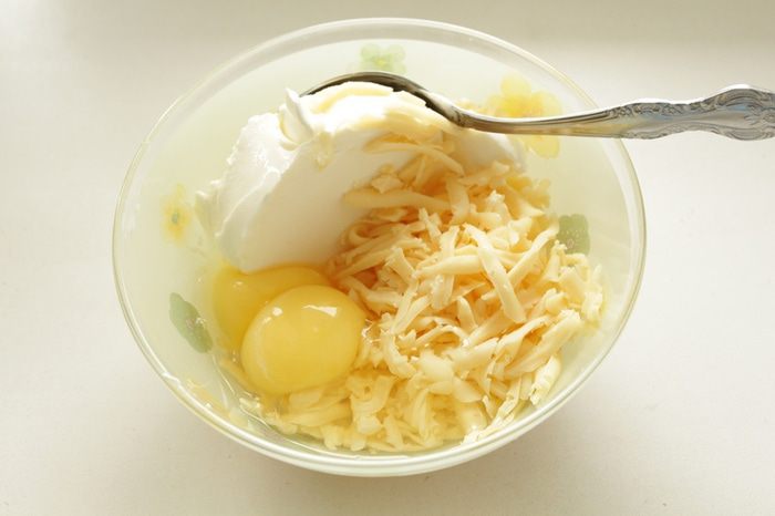 Кекс печеночный с сыром