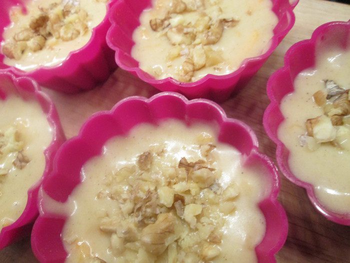 Тыквенные кексы с корицей и орехами