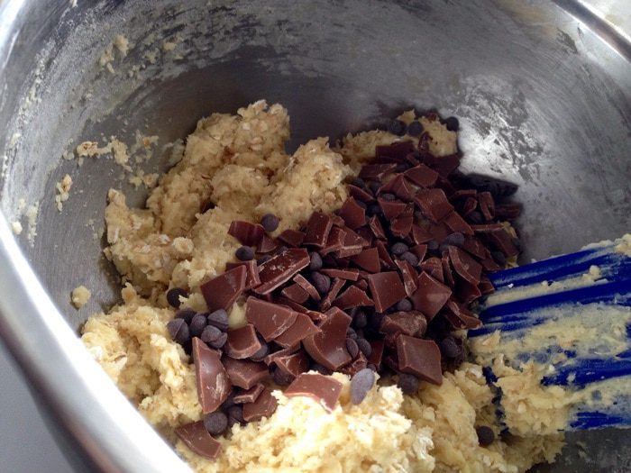 Овсяное печенье &amp;quot;Два шоколада&amp;quot;