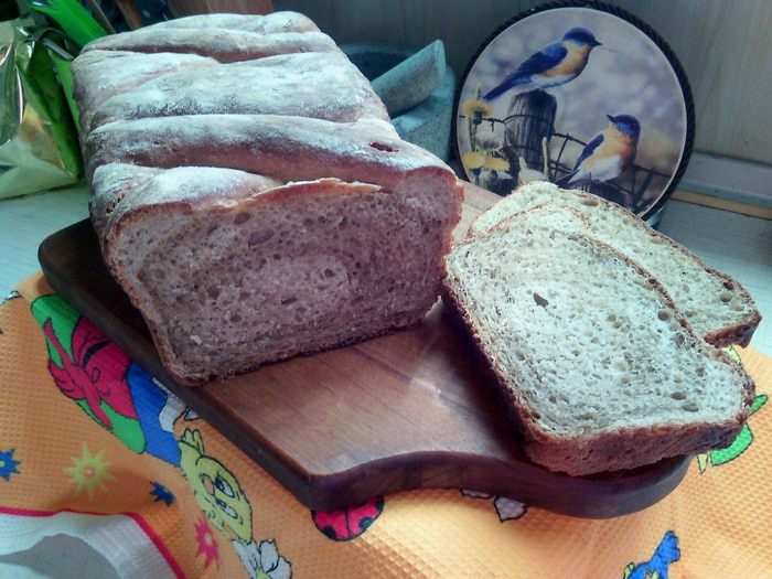 Ржаной хлеб на пшеничной опаре