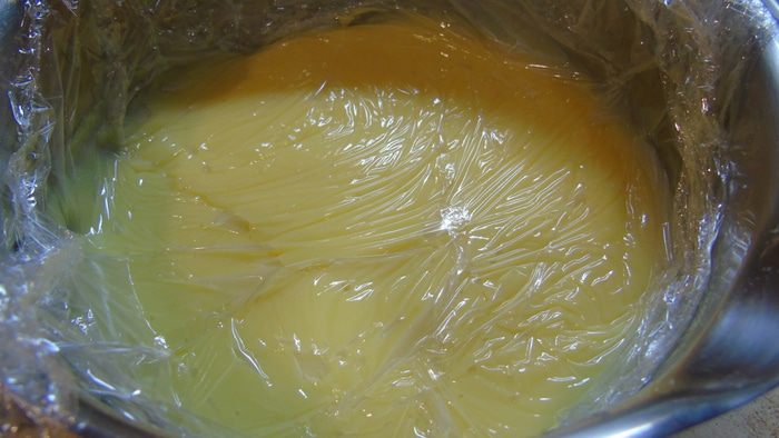 Лимонные блины с кокосово-лимонным кремом