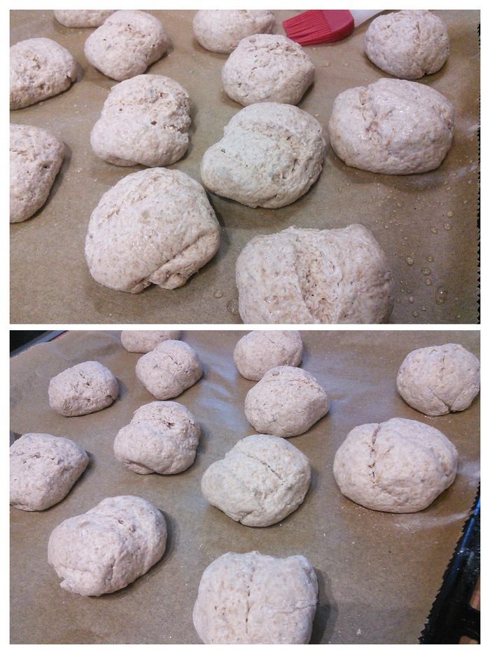 Творожные булочки на цельнозёрновой муке